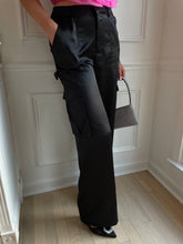 Load image into Gallery viewer, Hadley Satin Wide Leg Pants