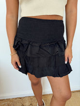 Load image into Gallery viewer, Raven Tiered Mini Skort