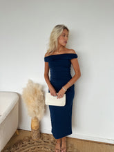 Load image into Gallery viewer, Heidi Drape Neck Maxi Dress