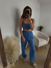 Load image into Gallery viewer, Jeanie Quilted Crop top Jogger Set