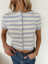 Load image into Gallery viewer, Carolyn Stripe Short Sleeve Sweater