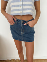 Load image into Gallery viewer, Charlee Denim Mini Skirt