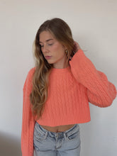 Load image into Gallery viewer, Cassie Cable Crop Sweater