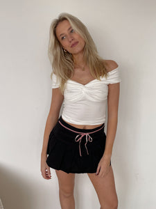 Farley Pleated Mini Skirt