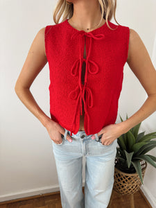 Alesha Knitted Tie Front Cardigan