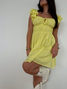 Lena Ruffle Mini Dress